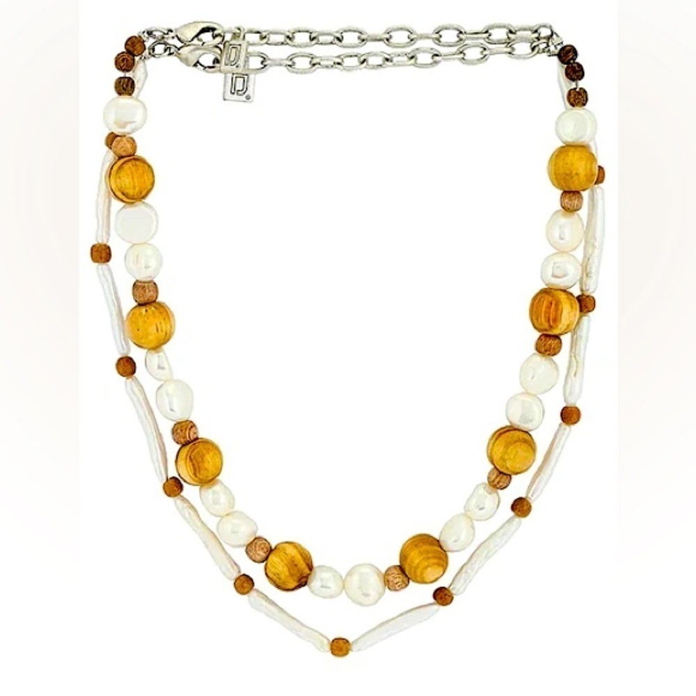Dannijo Aqua Necklace Set Of Two New